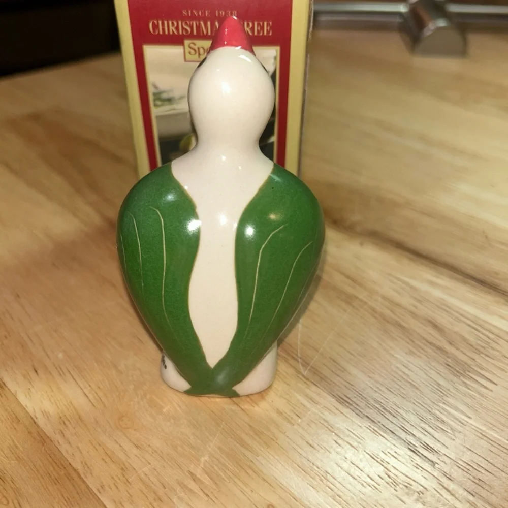 Spode Christmas Tree Pie Bird New in Opened Box 4” Mistletoe Ceramic - Picture 5 of 9